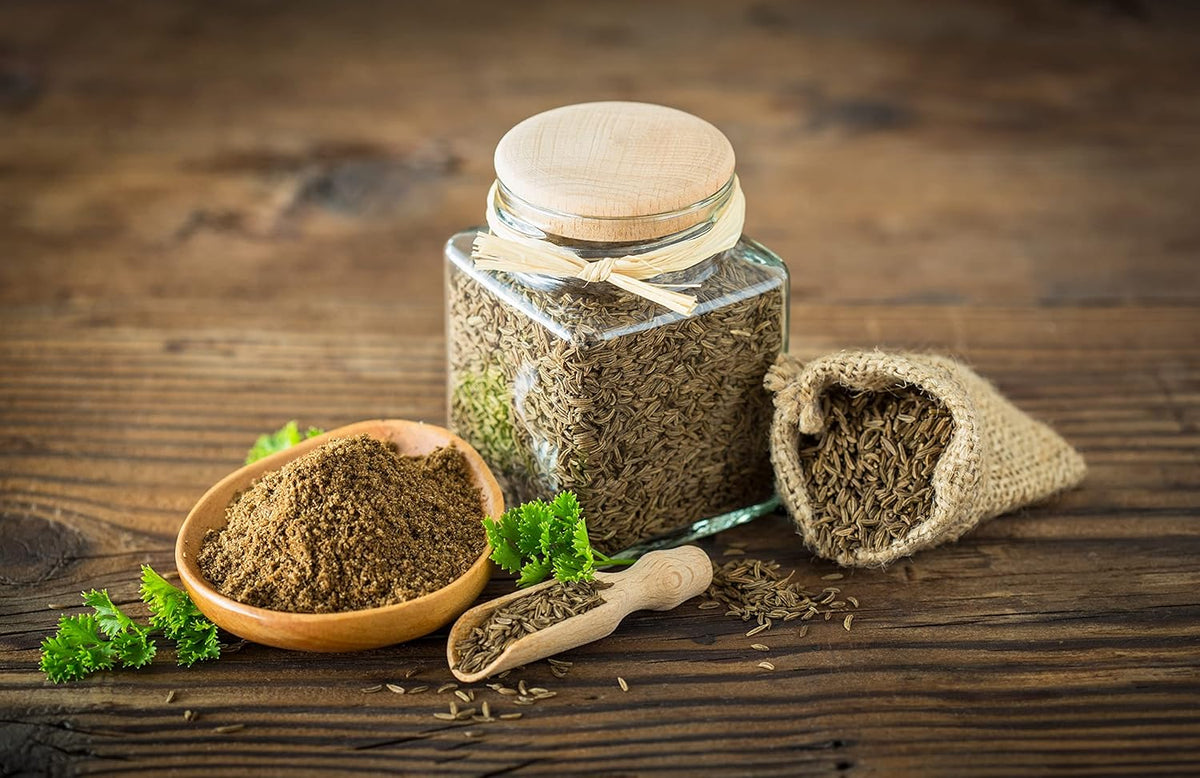 Fein gemahlenes Bio Cumin von SPINTZ – aromatisches Kreuzkümmelpulver im Glas, naturrein und schonend verarbeitet