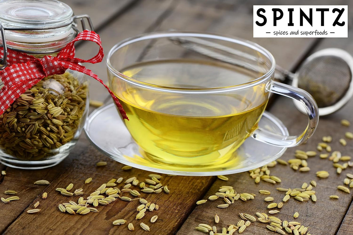 SPINTZ Bio Fenchelsamen als wohltuender Tee – ideal für Verdauung und Wohlbefinden