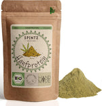 SPINTZ Hanfprotein Pulver im kompostierbaren Doypack – natürliches pflanzliches Protein aus Bio-Hanf