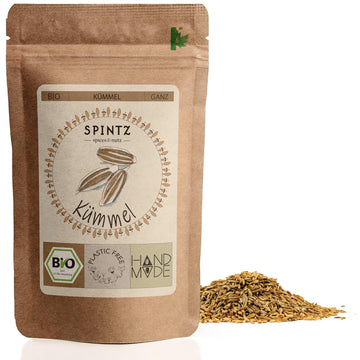 SPINTZ Bio Kümmel im nachhaltigen Doypack – naturrein, aromatisch und aus kontrolliert biologischem Anbau