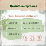 SPINTZ Qualitätsversprechen – Leerkapseln frei von Farb-, Zucker- und Konservierungsstoffen, vegan und laborgeprüft