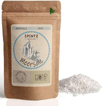 SPINTZ Meersalz im nachhaltigen Doypack – naturbelassenes, unraffiniertes Salz aus traditioneller Gewinnung