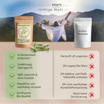 Warum SPINTZ Bio Moringa Kapseln die richtige Wahl sind – deutsche Produktion, laborgeprüft, plastikfrei verpackt und zertifizierte Bio-Qualität
