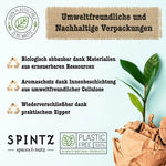 Nachhaltige und umweltfreundliche SPINTZ Verpackung – biologisch abbaubar, wiederverschließbar und aromaschützend